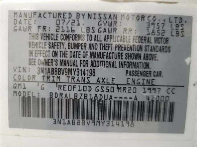 2021 Nissan Sentra S Xtronic CVT