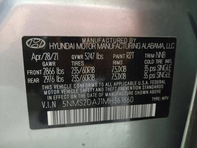 2021 Hyundai Santa Fe SEL