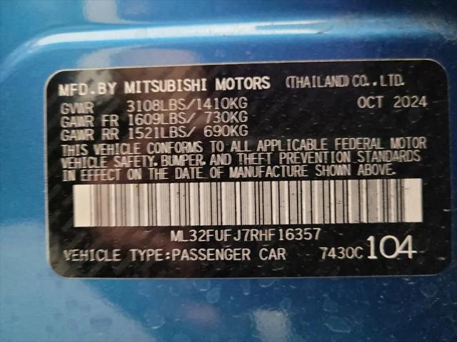 2024 Mitsubishi Mirage G4 LE