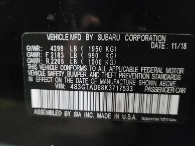2019 Subaru Impreza 2.0i Premium