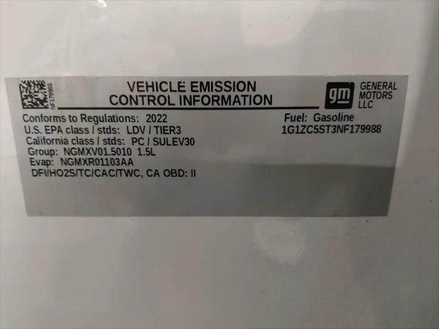 2022 Chevrolet Malibu FWD 1FL