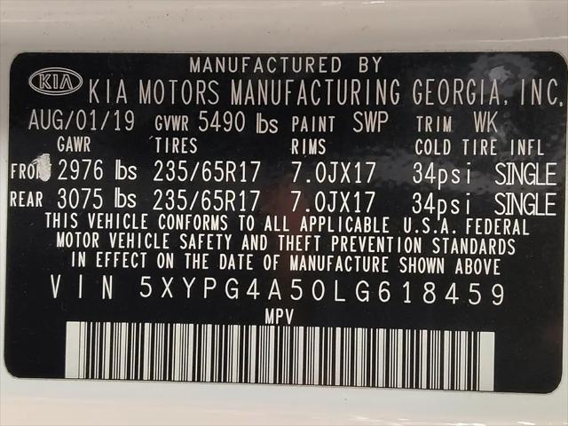 2020 Kia Sorento 3.3L LX