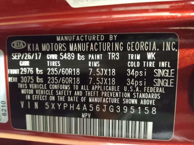 2018 Kia Sorento 3.3L EX