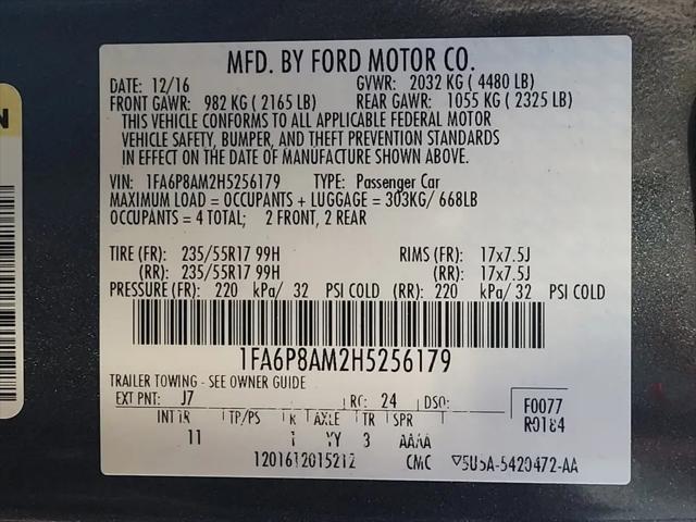 2017 Ford Mustang V6