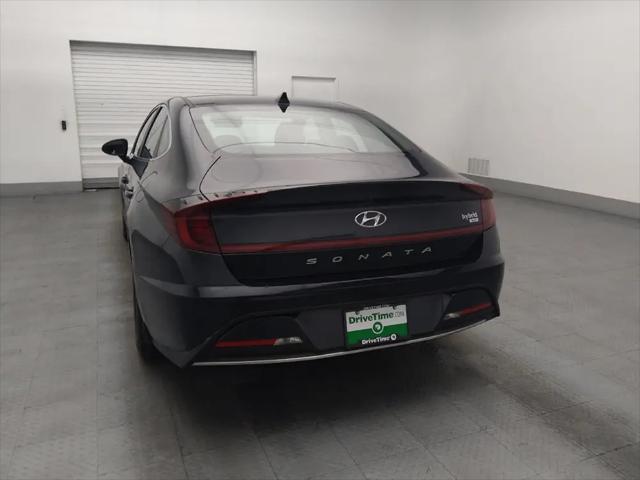 2022 Hyundai Sonata Hybrid Blue