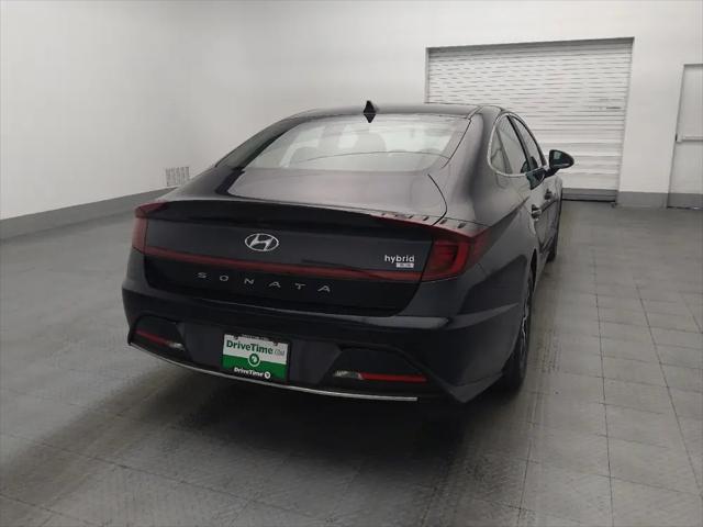 2022 Hyundai Sonata Hybrid Blue