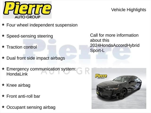 2024 Honda Accord Hybrid Sport-L