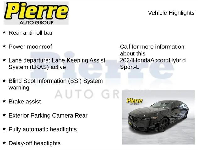 2024 Honda Accord Hybrid Sport-L