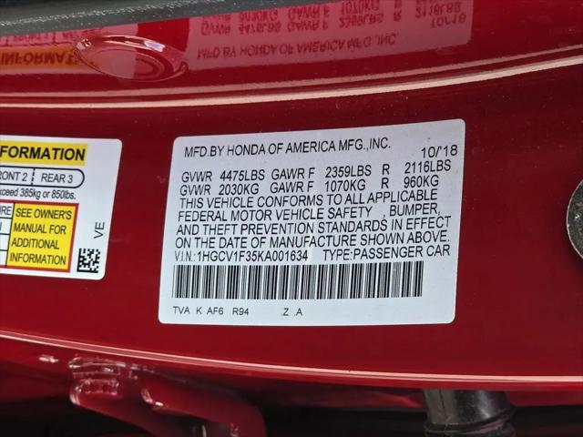 2019 Honda Accord Sport