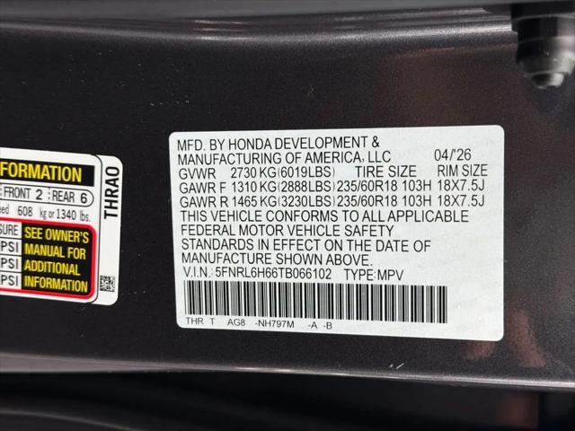 2026 Honda Odyssey EX-L