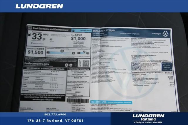 2026 Volkswagen Jetta Sport