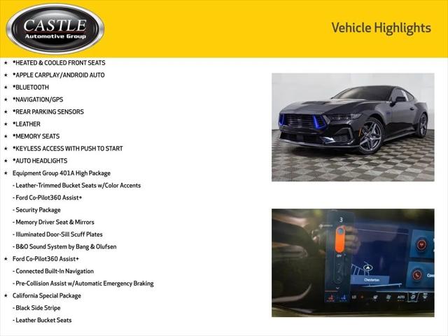 2024 Ford Mustang GT Premium Fastback