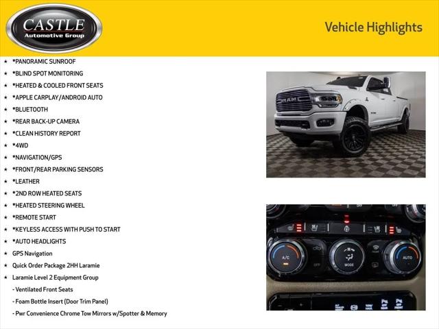 2019 Ram 2500 Laramie Mega Cab 4x4 6'4" Box