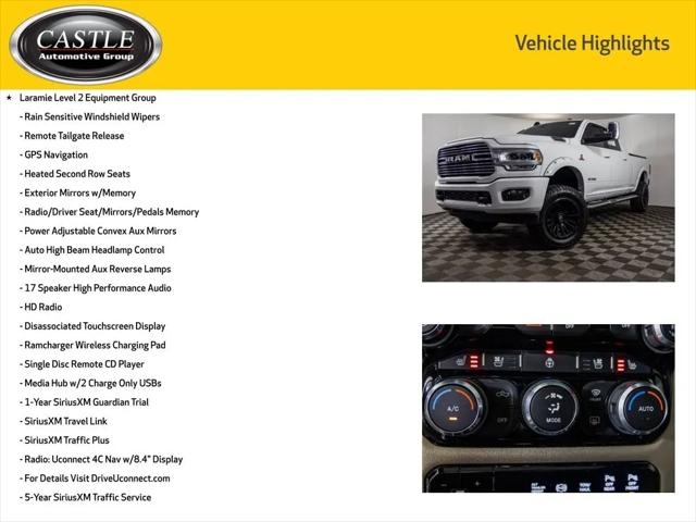 2019 Ram 2500 Laramie Mega Cab 4x4 6'4" Box
