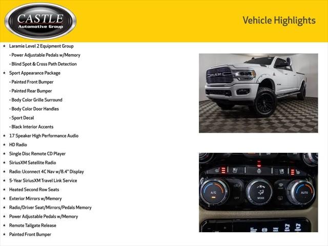 2019 Ram 2500 Laramie Mega Cab 4x4 6'4" Box