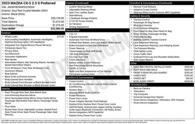 2023 Mazda CX-5 2.5 S Preferred