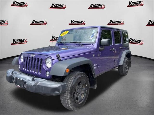 2017 Jeep Wrangler Unlimited Sport 4x4 for sale in Canandaigua, NY