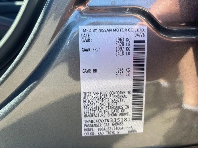 2026 Nissan Altima SR FWD