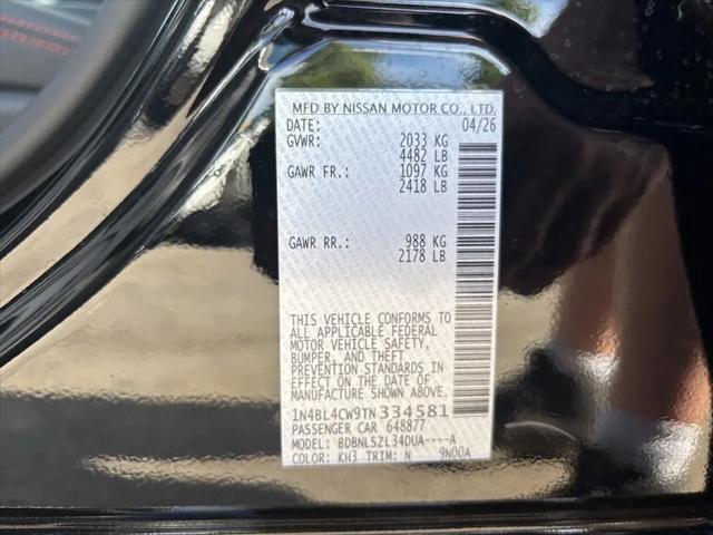 2026 Nissan Altima SR AWD