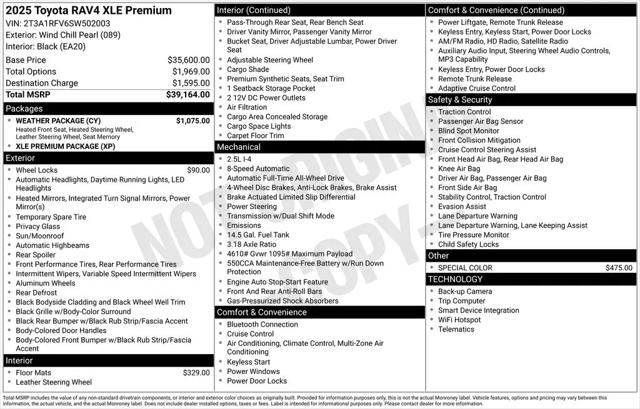 2025 Toyota RAV4 XLE Premium