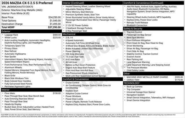 2026 Mazda CX-5 2.5 S Preferred