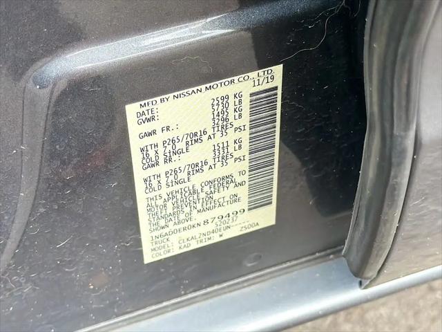2019 Nissan Frontier SV