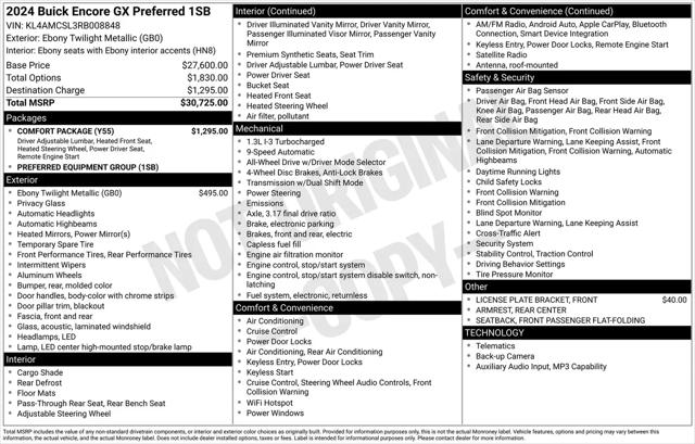 2024 Buick Encore GX Preferred AWD