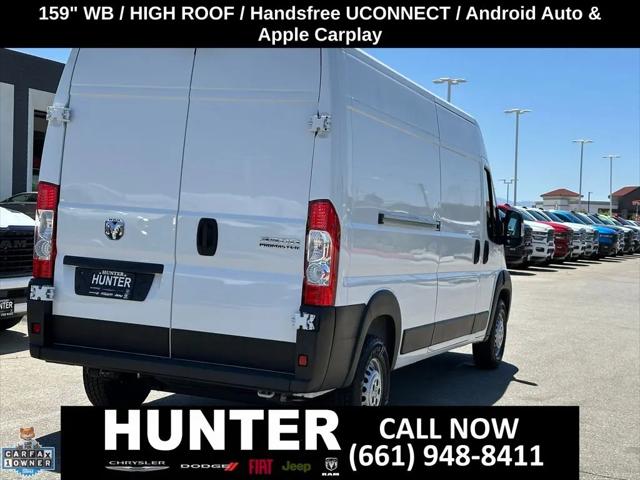 2025 Ram ProMaster Cargo Van Tradesman High Roof 159" WB w/Pass Seat