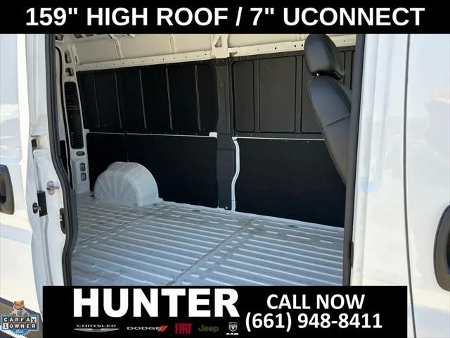 2025 Ram ProMaster Cargo Van Tradesman High Roof 159" WB w/Pass Seat