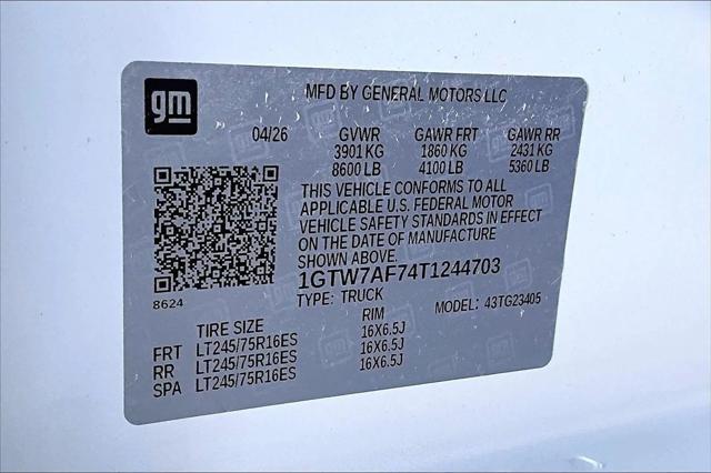 2026 GMC Savana Cargo 2500 Regular Wheelbase, Work Van, RWD