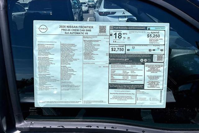 2026 Nissan Frontier Crew Cab PRO-4X 4x4