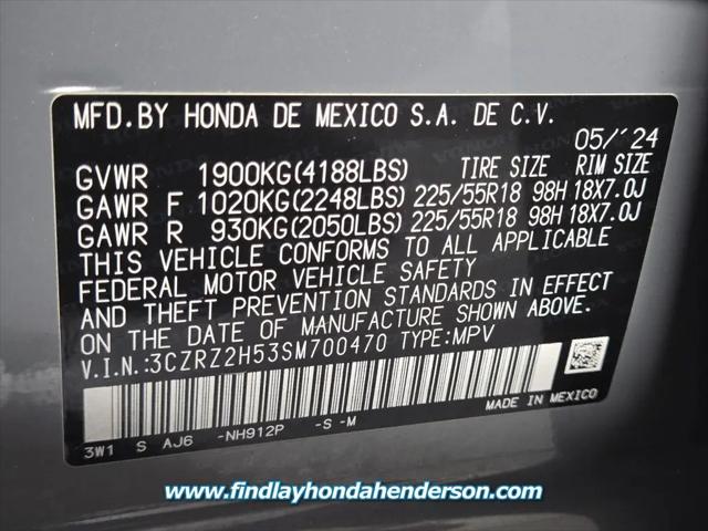 2025 Honda HR-V AWD Sport