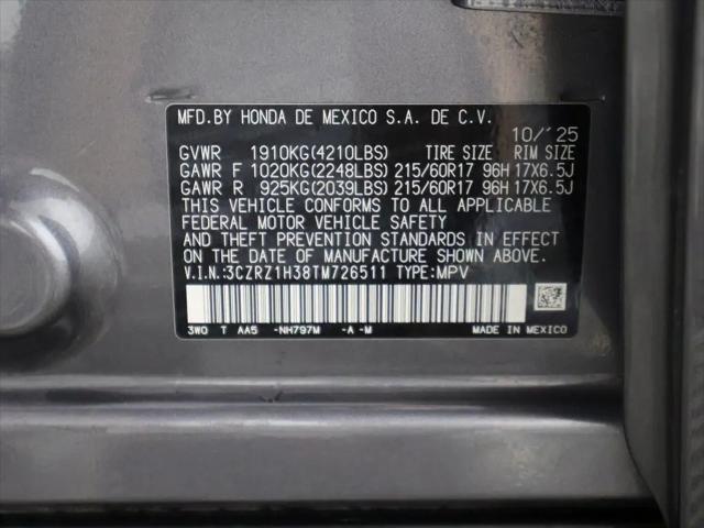 2026 Honda HR-V 2WD LX