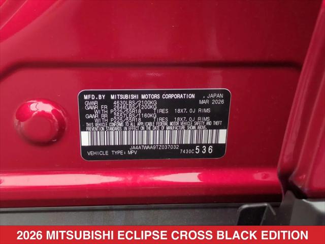 2026 Mitsubishi Eclipse Cross Black Edition S-AWC