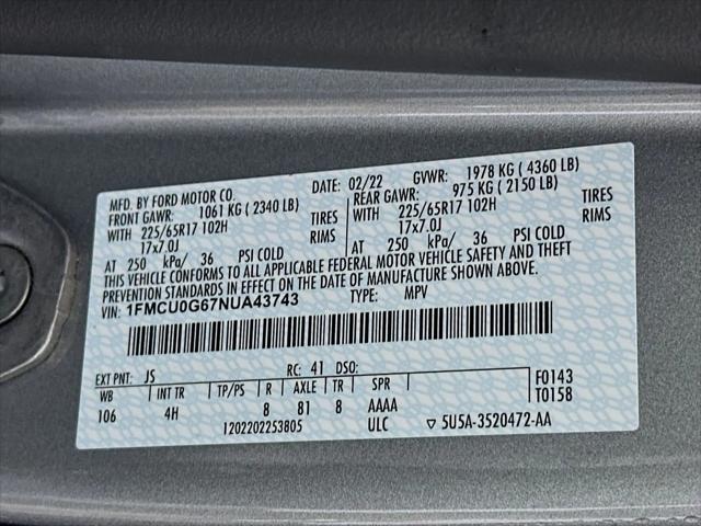 2022 Ford Escape SE