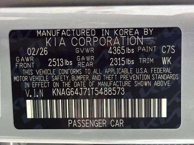 2026 Kia K5 GT-Line FWD