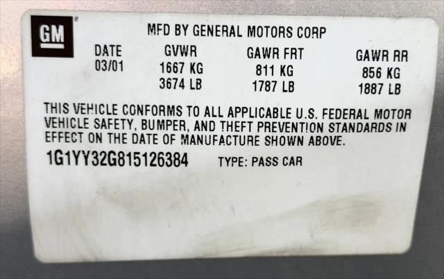2001 Chevrolet Corvette Base