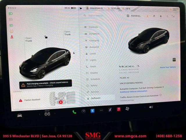 2020 Tesla Model 3 Long Range Dual Motor All-Wheel Drive