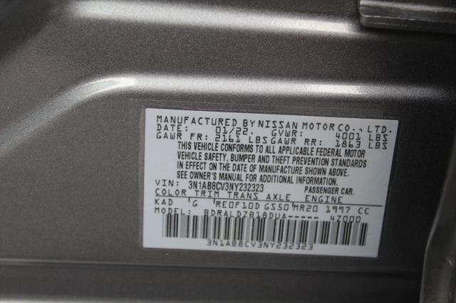 2022 Nissan Sentra SV Xtronic CVT