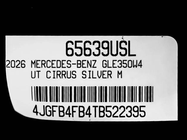 2026 Mercedes-Benz GLE GLE 350 GLE 350