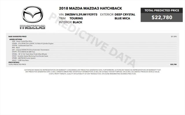 2018 Mazda Mazda3 Touring