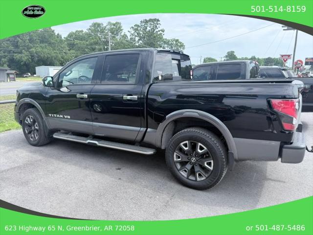 2020 Nissan Titan Crew Cab Platinum Reserve 4x4 for sale in Greenbrier, AR