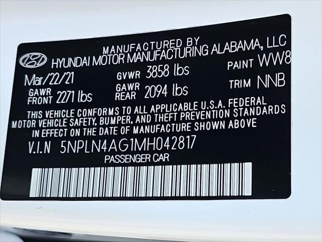 2021 Hyundai Elantra SEL