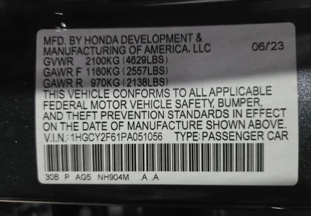 2023 Honda Accord Hybrid EX-L