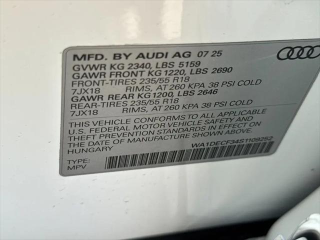 2025 Audi Q3 Premium 45 TFSI S line quattro Tiptronic