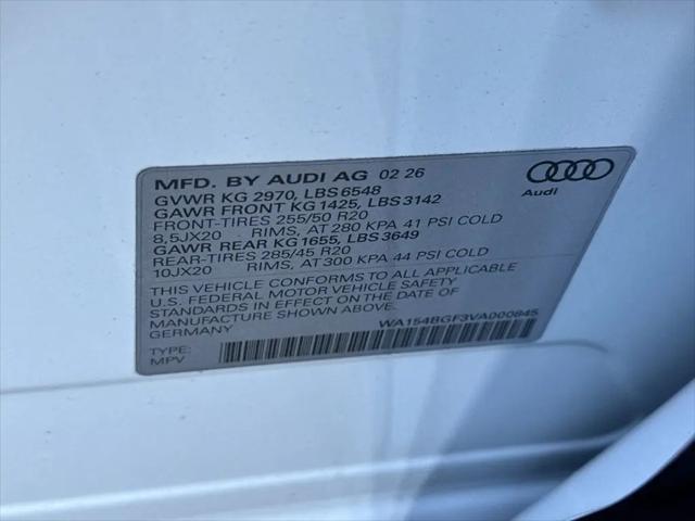 2027 Audi Q6 e-tron Premium Plus