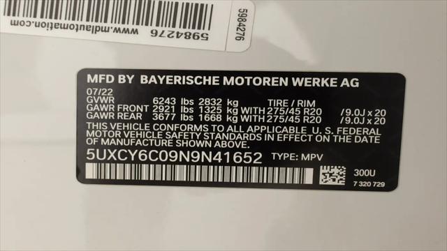 2022 BMW X6 xDrive40i