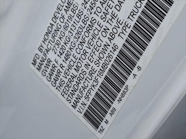 2021 Honda Ridgeline AWD Sport