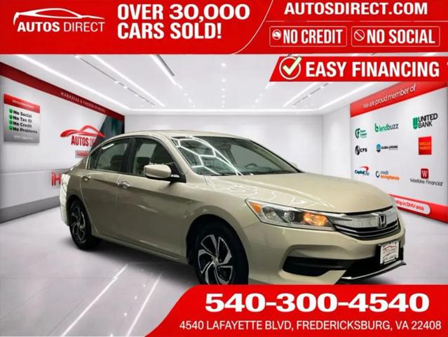 2016 Honda Accord LX for sale in Fredericksburg, VA