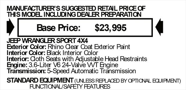2017 Jeep Wrangler Sport 4x4